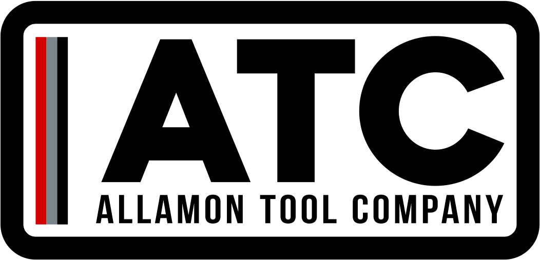 Embroidered ATC Logo Patches Merrowed Border (Black)