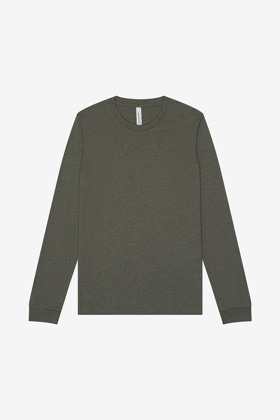 Bella Canvas 3501 (Green Heathers) - Long Sleeve Shirt
