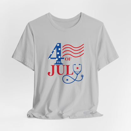 4th of July Medical Short Sleeve Tee