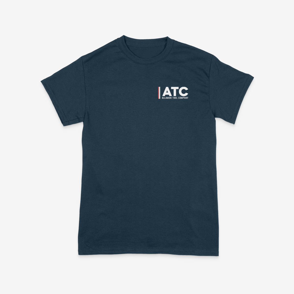 ATC - Gildan 8000 DryBlend Logo White