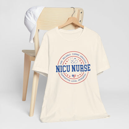 American NICU Nurse Short Sleeve Tee