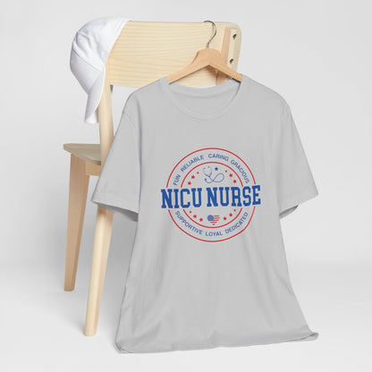 American NICU Nurse Short Sleeve Tee
