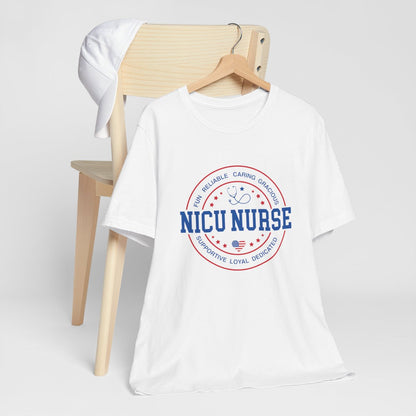 American NICU Nurse Short Sleeve Tee