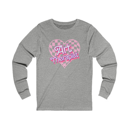 Art Therapist Checkered Heat Long Sleeve Tee