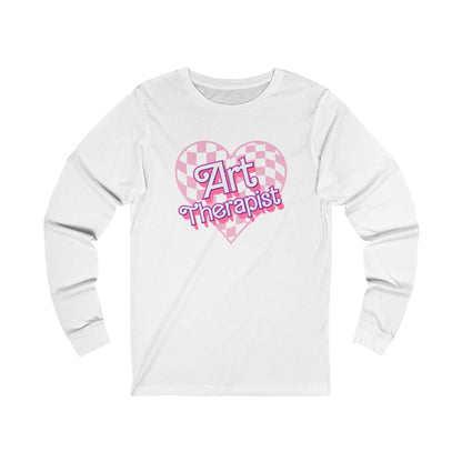 Art Therapist Checkered Heat Long Sleeve Tee
