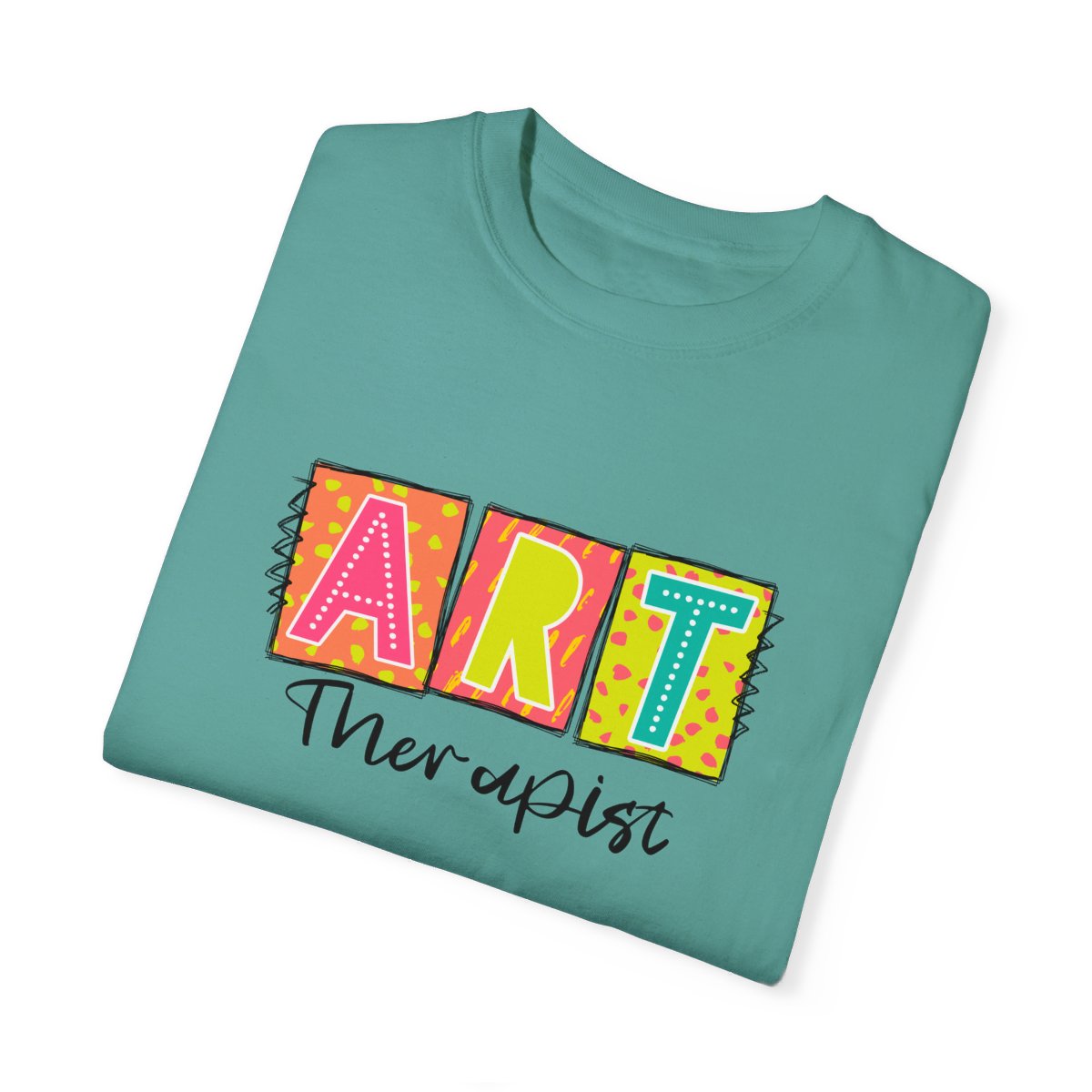 Art Therapist Neon Blocks Short Sleeve Tee