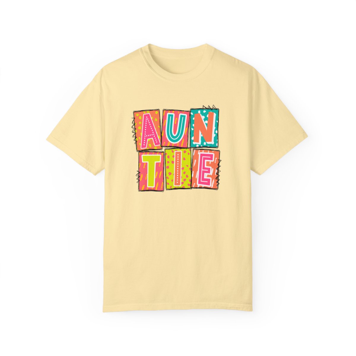 Auntie Neon Blocks Short Sleeve Tee