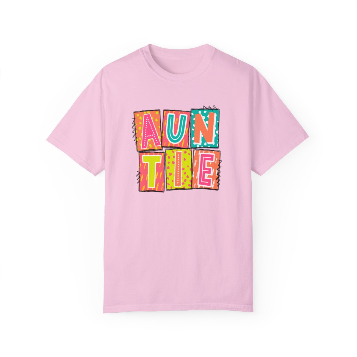 Auntie Neon Blocks Short Sleeve Tee