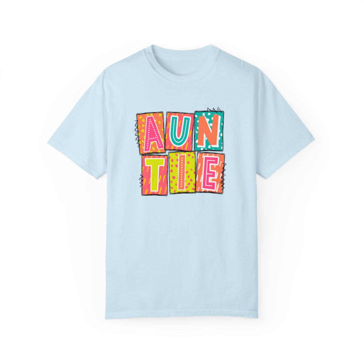 Auntie Neon Blocks Short Sleeve Tee