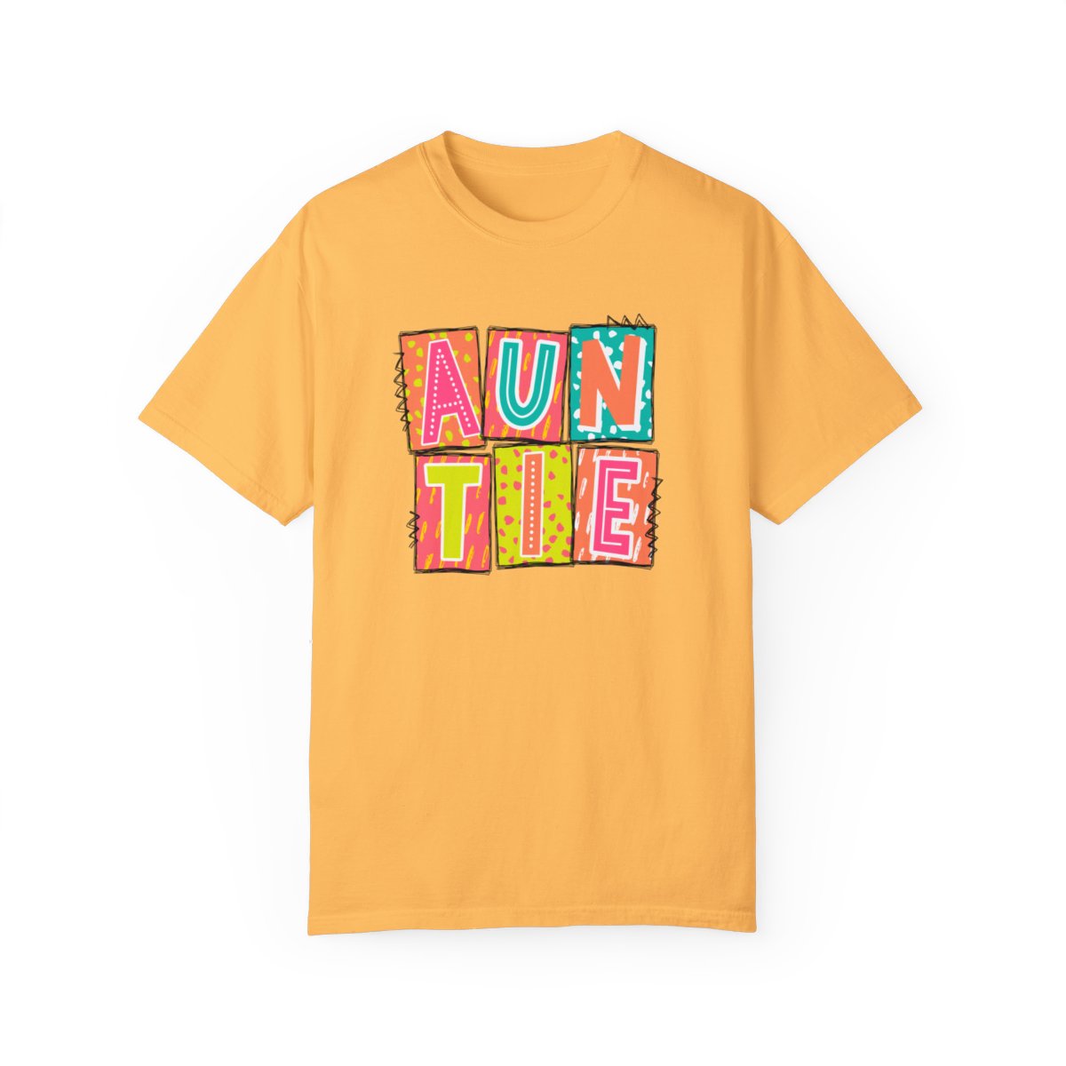 Auntie Neon Blocks Short Sleeve Tee