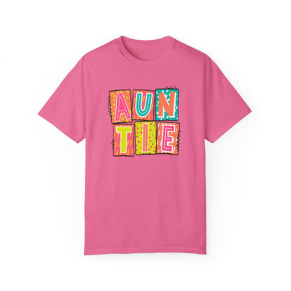 Auntie Neon Blocks Short Sleeve Tee