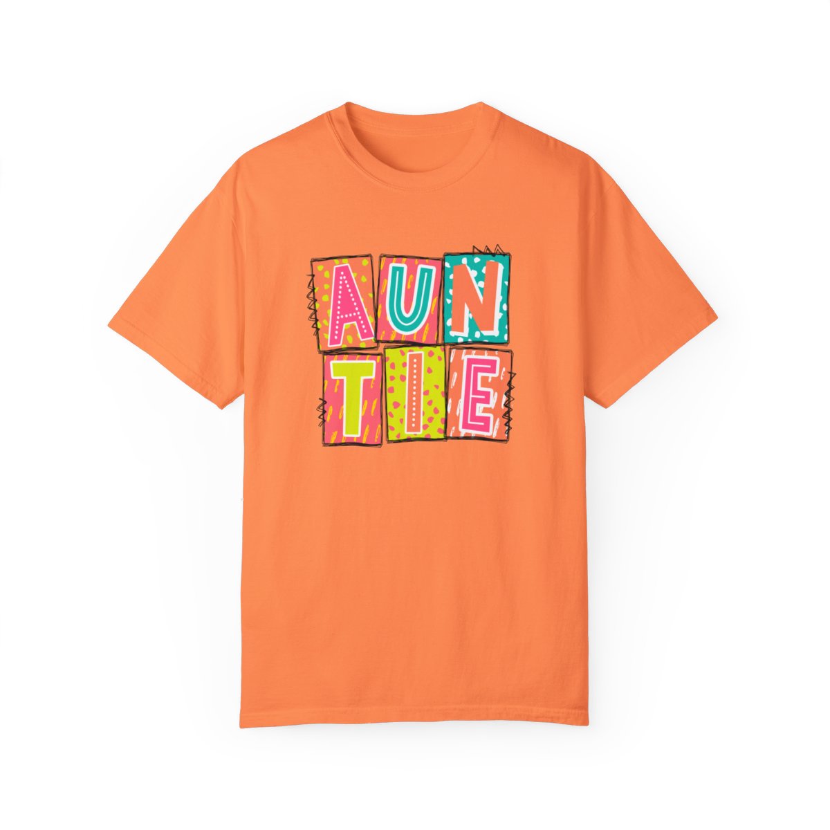 Auntie Neon Blocks Short Sleeve Tee