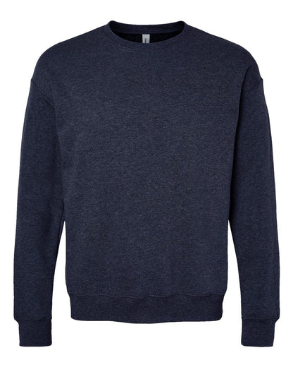 Bella Canvas 3945 (Navy) - Sponge Fleece Drop Shoulder Crewneck Sweatshirt
