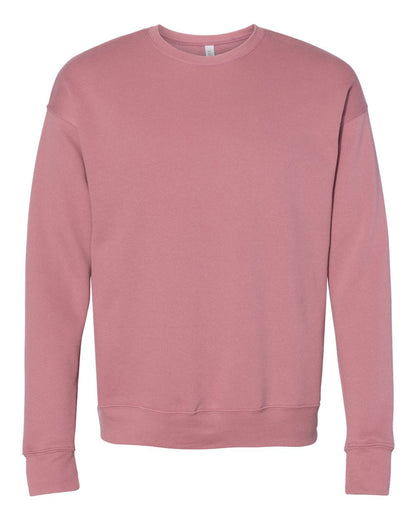 Bella Canvas 3945 (Reds) - Sponge Fleece Drop Shoulder Crewneck Sweatshirt