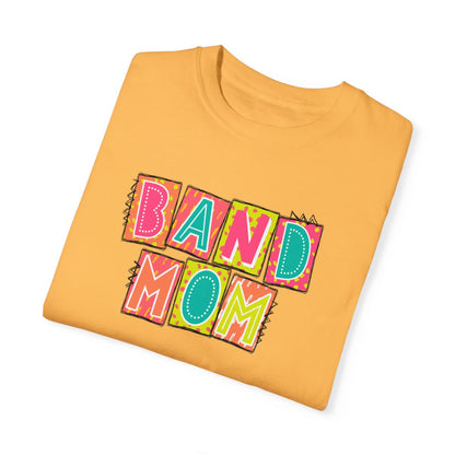 Band Mom Neon Blocks Short Sleeve Tee