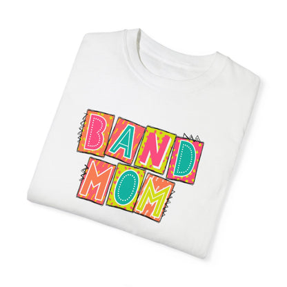 Band Mom Neon Blocks Short Sleeve Tee