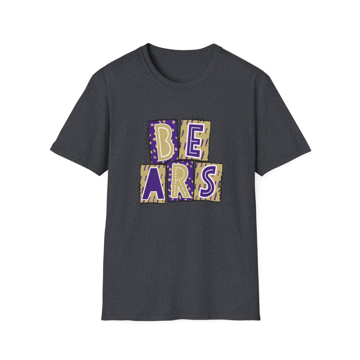 Bears Purple and Gold (High School) Short Sleeve Tee