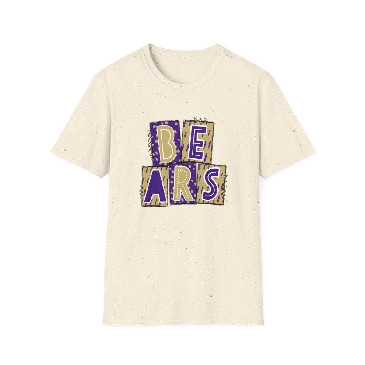 Bears Purple and Gold (High School) Short Sleeve Tee