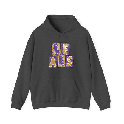 Bears Purple and Gold (Elementary) Hoodie