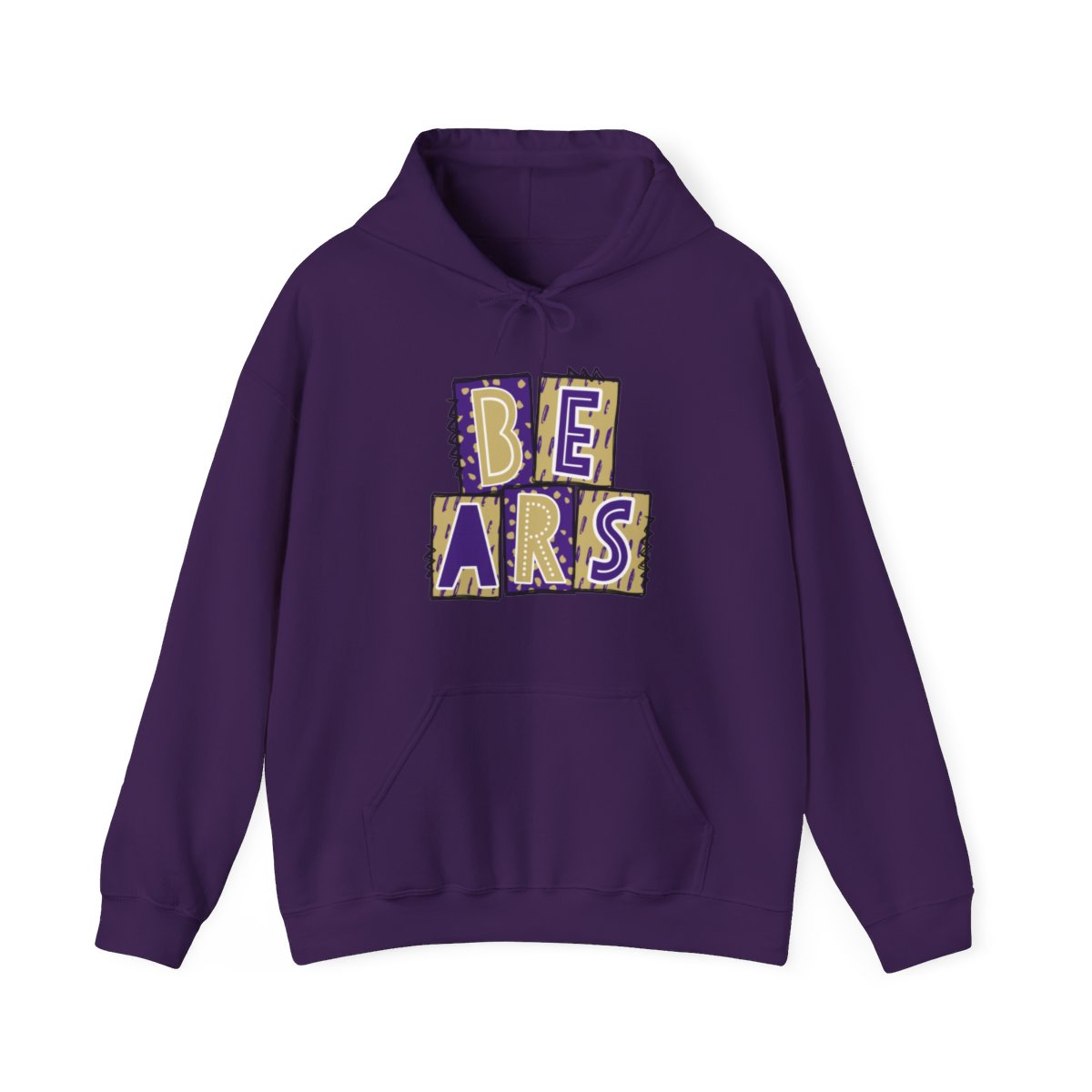 Bears Purple and Gold (High School) Hoodie