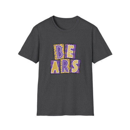 Bears Purple and Gold (Elementary) Short Sleeve Tee