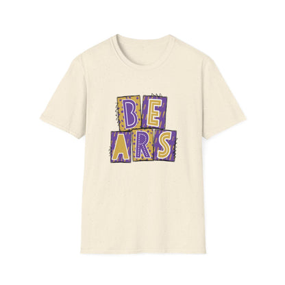 Bears Purple and Gold (Elementary) Short Sleeve Tee