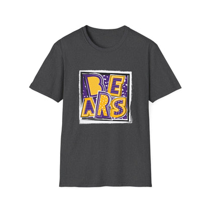 Bears Purple and Gold2 Short Sleeve Tee