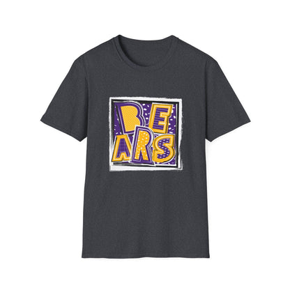 Bears Purple and Gold2 Short Sleeve Tee