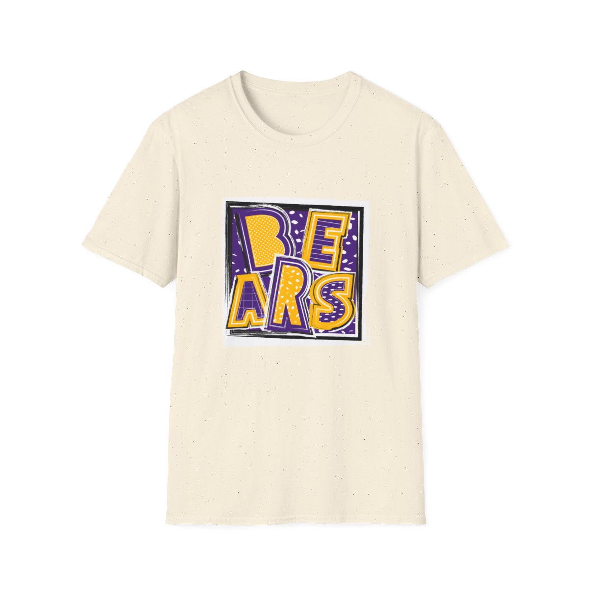 Bears Purple and Gold2 Short Sleeve Tee