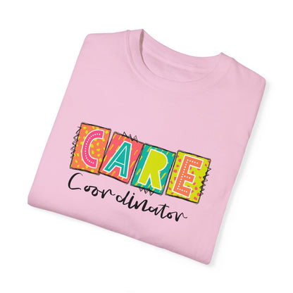 Care Coordinator Neon Blocks Short Sleeve Tee