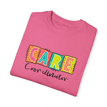Care Coordinator Neon Blocks Short Sleeve Tee