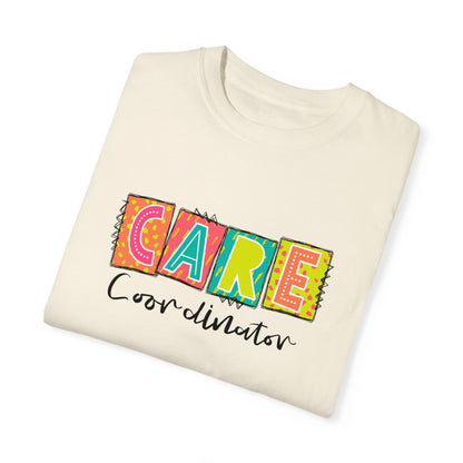 Care Coordinator Neon Blocks Short Sleeve Tee