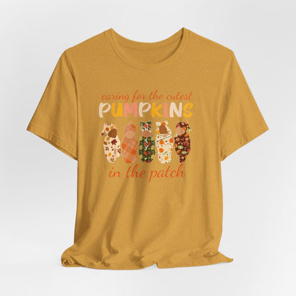 Caring for the Cutest Pumpkins in the Patch Short Sleeve Tee