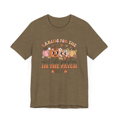 Caring for the Cutest Pumpkins2 Short Sleeve Tee