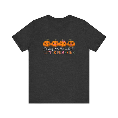 Caring for Cutest Pumpkins Short Sleeve Tee