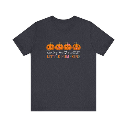 Caring for Cutest Pumpkins Short Sleeve Tee