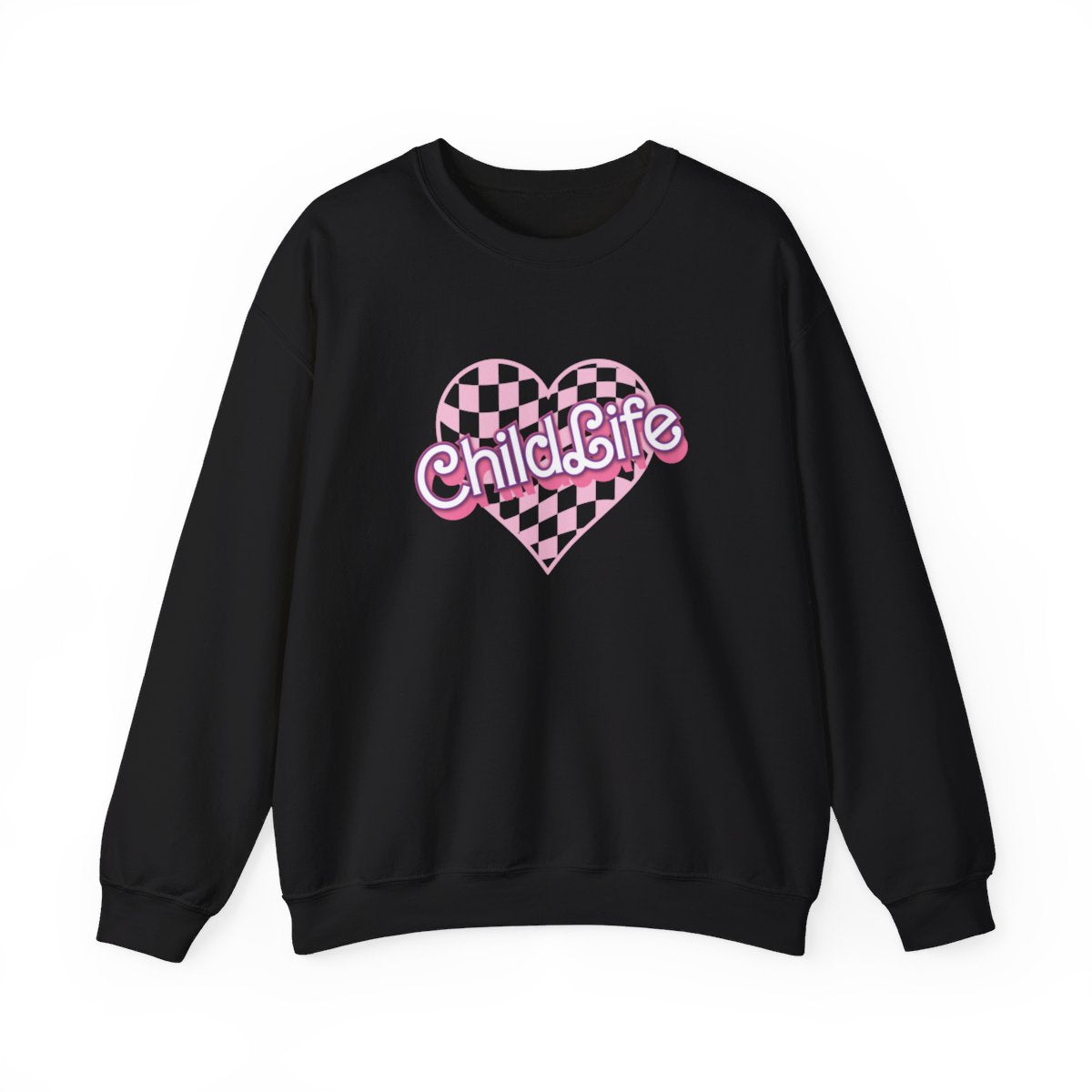 Child Life Checkered Heart Long Sleeve Sweatshirt