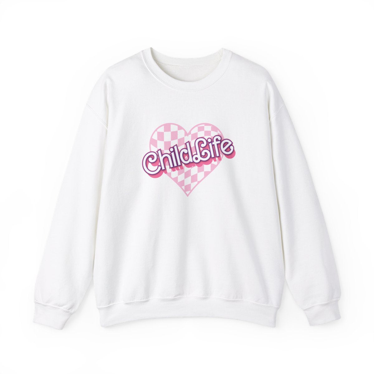 Child Life Checkered Heart Long Sleeve Sweatshirt