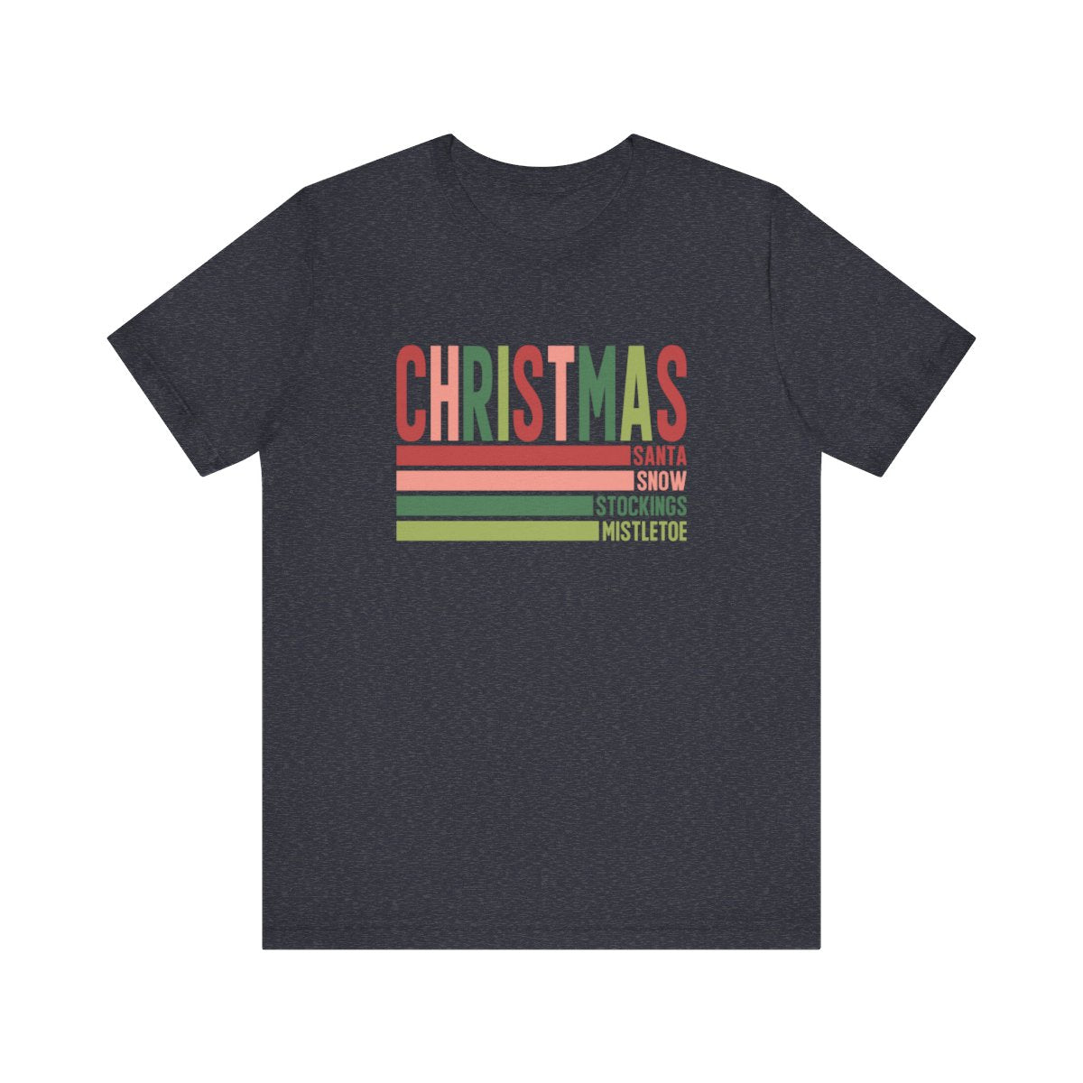 Christmas Lines Short Sleeve Tee