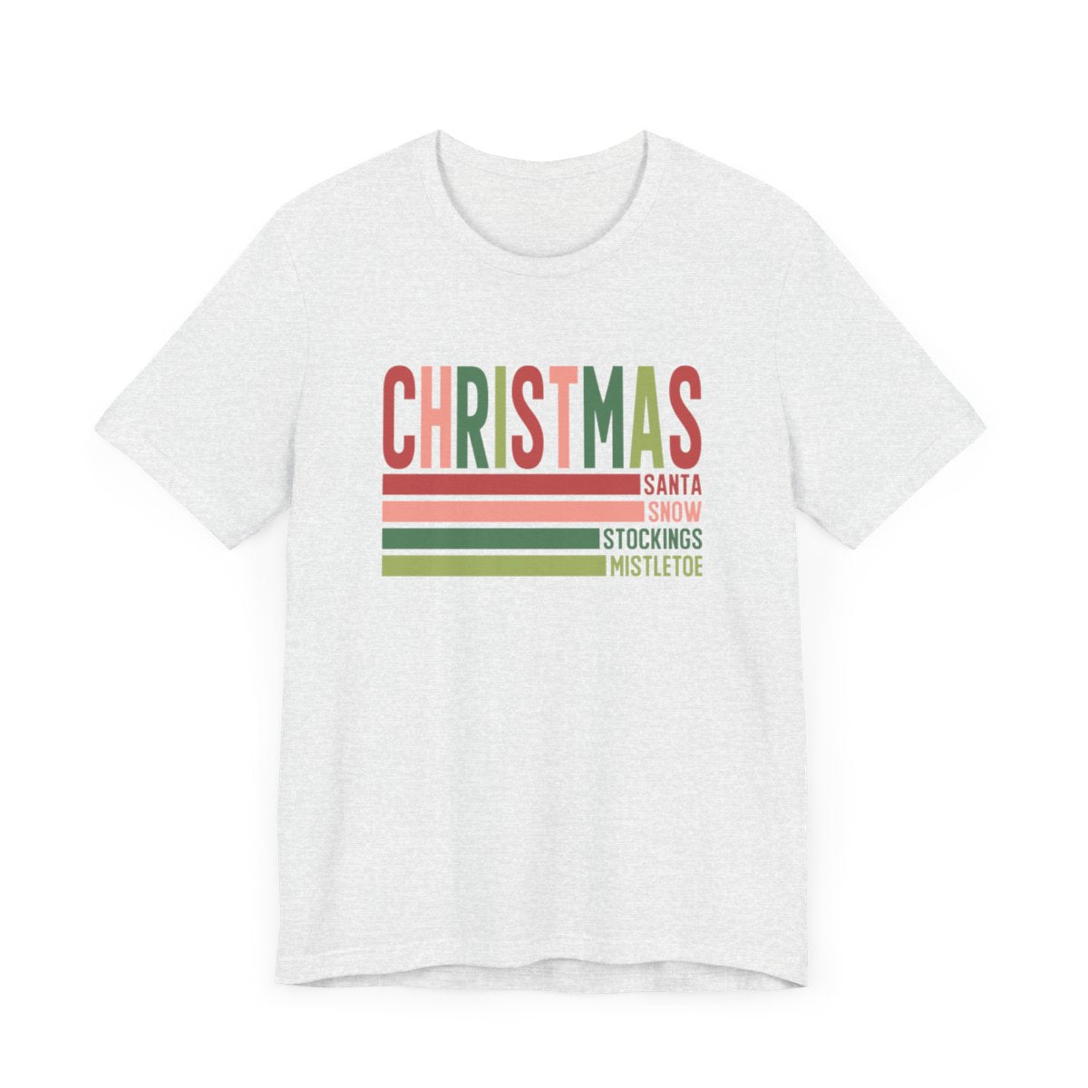 Christmas Lines Short Sleeve Tee