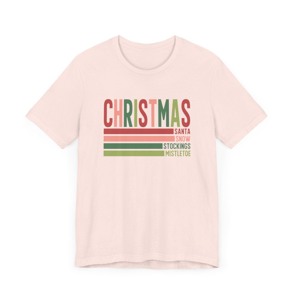 Christmas Lines Short Sleeve Tee