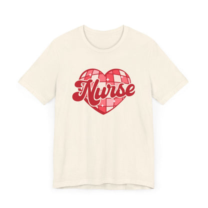 Disco Heart Nurse Short Sleeve Tee
