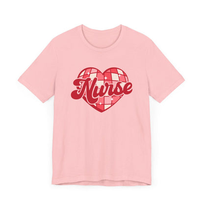 Disco Heart Nurse Short Sleeve Tee