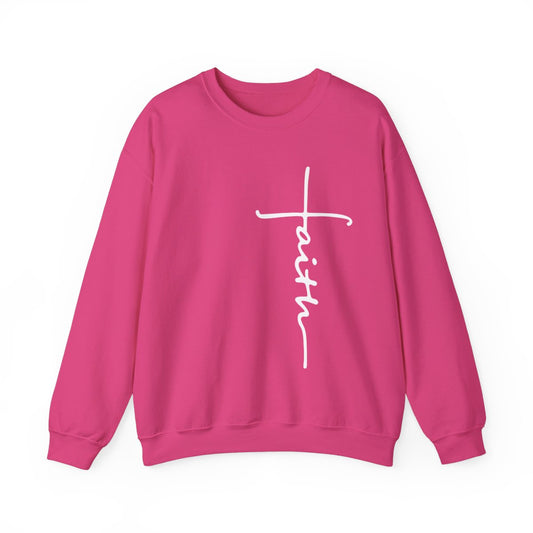 Faith Script Long Sleeve Sweatshirt
