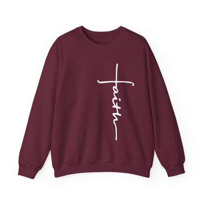 Faith Script Long Sleeve Sweatshirt