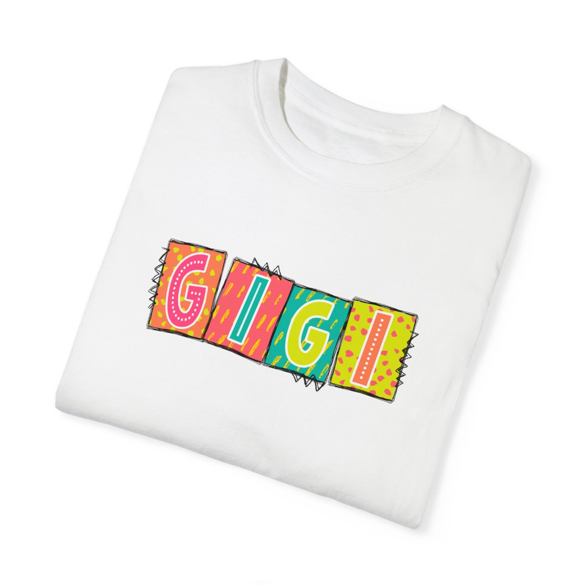 Gigi Neon Blocks Short Sleeve Tee