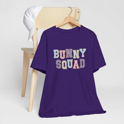 Glitter Bunny Squad Short Sleeve Tee