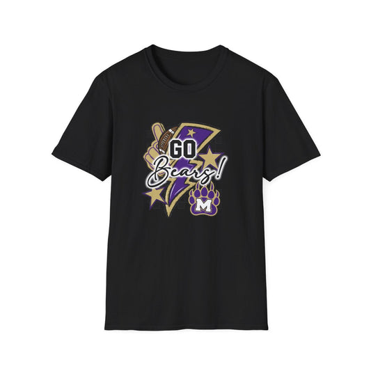 Go Bears Football Short Sleeve Tee