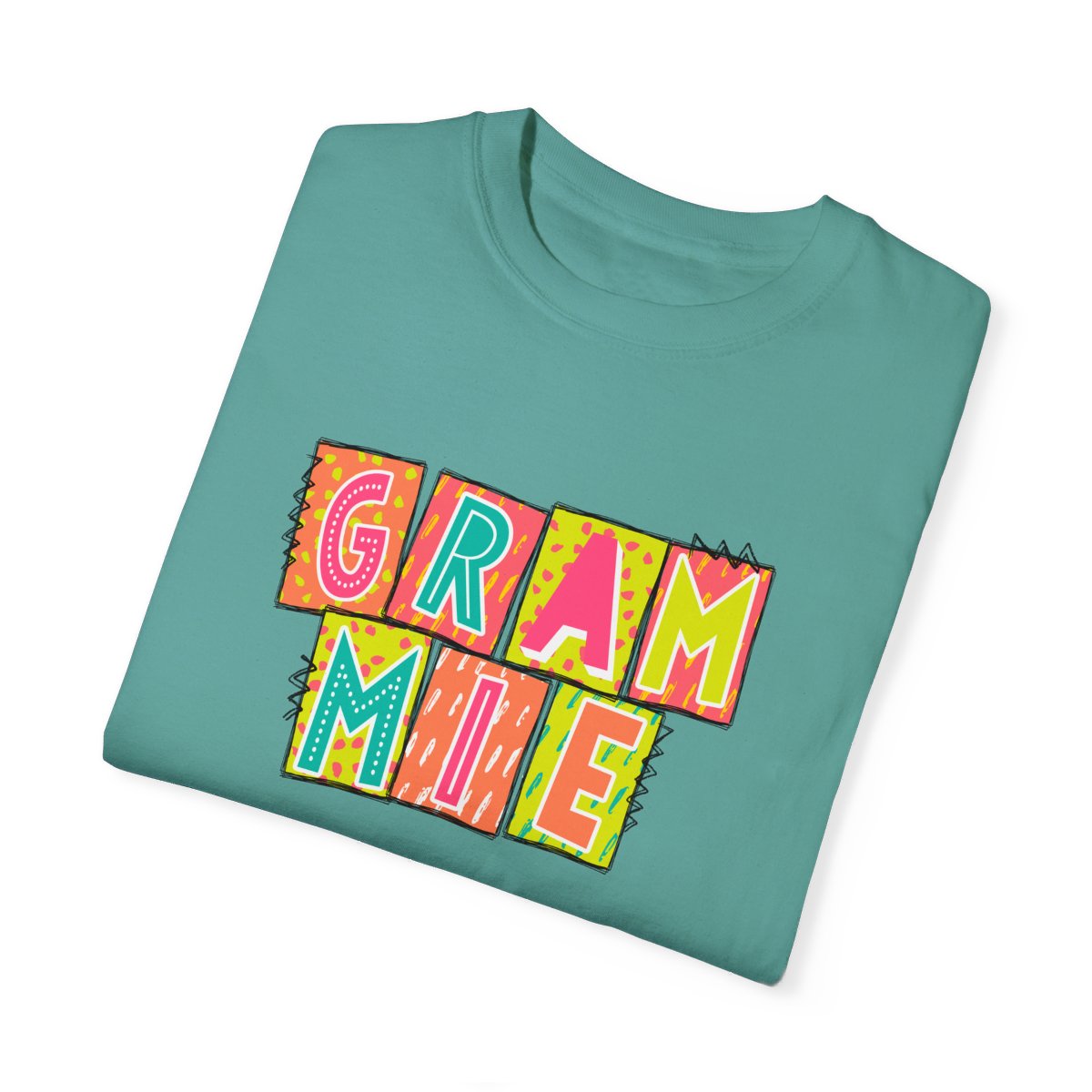 Grammie Neon Blocks Short Sleeve Tee