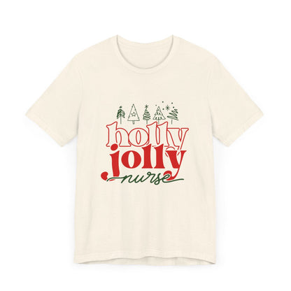 Holly Jolly Nurse2 Short Sleeve Tee